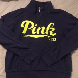 Pink Half Zip